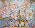 Nikolaï Kouzmine, né en 1938. Un instant merveilleux. Huile sur toile. h. 60 x l. 73 cm. 2010